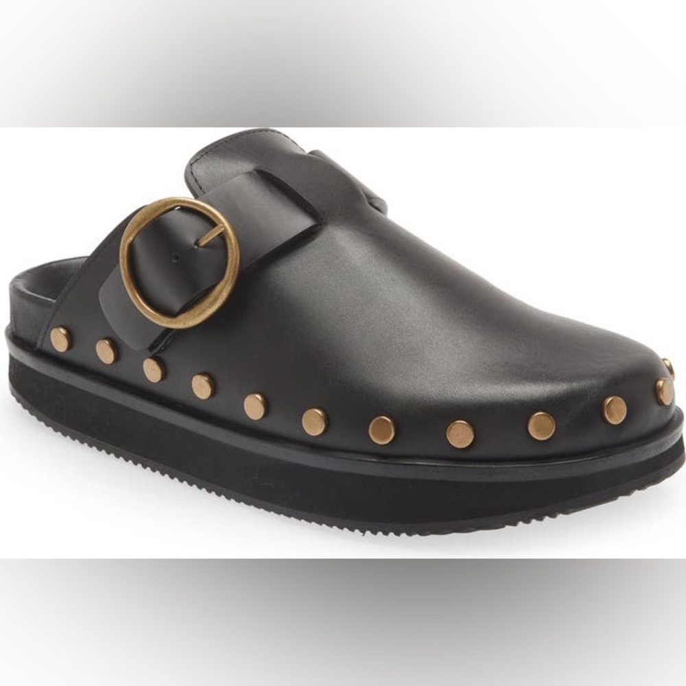 ISABEL MARANT - stud buckle clog